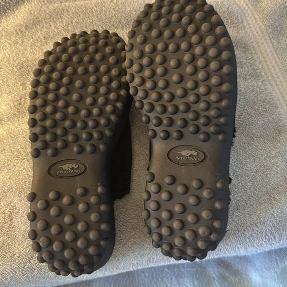 Rocket dog women platform comfort shearing clog mule. Size 7, black.New w/o box - Picture 4 of 5